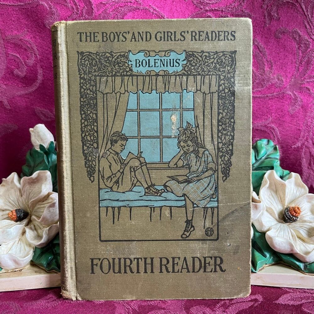1926 Fourth Reader by Emma Miller Bolenius with Drawings by Mabel Betsy Hill